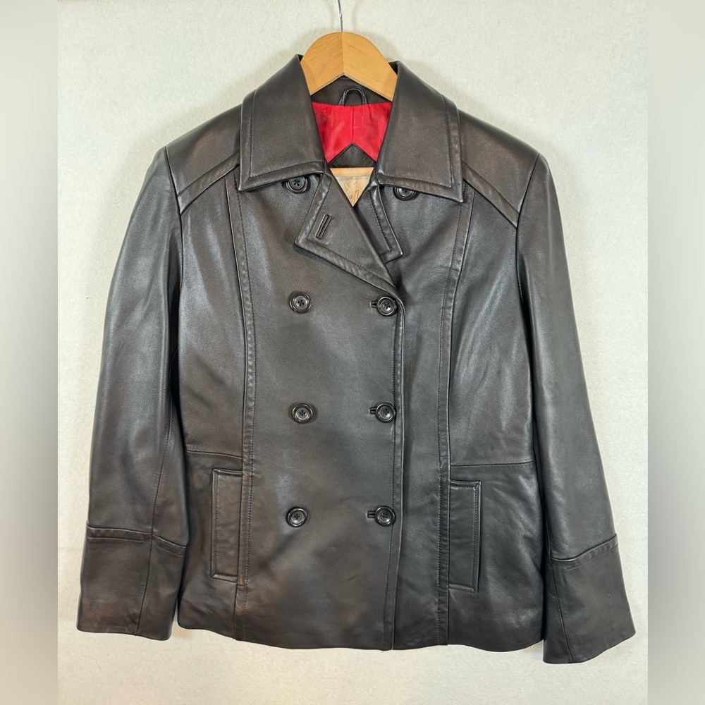 Studio Works Women’s Black leather jacket